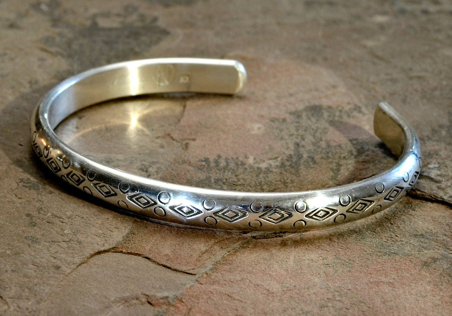 Sterling Silver Engravable Cuff Bracelet