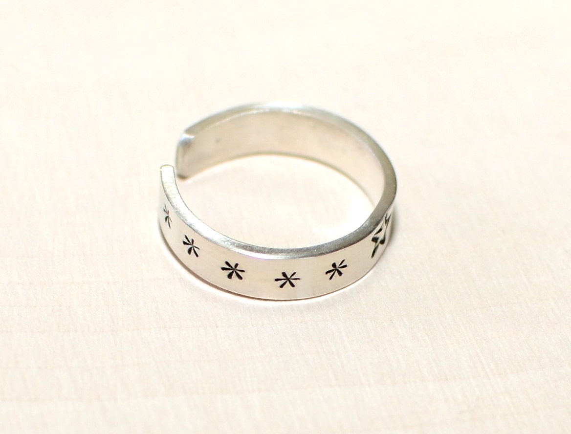 Sterling silver toe ring for stars