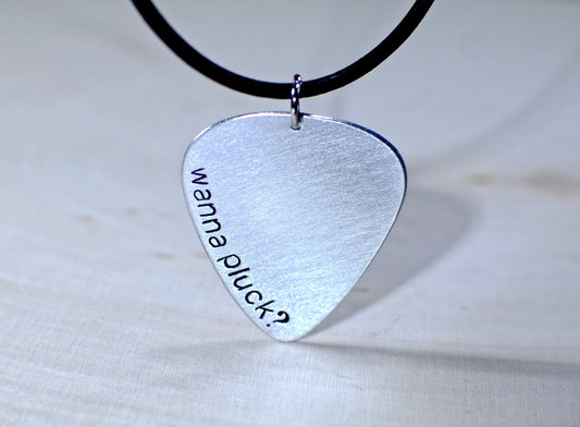 Guitar pick necklace