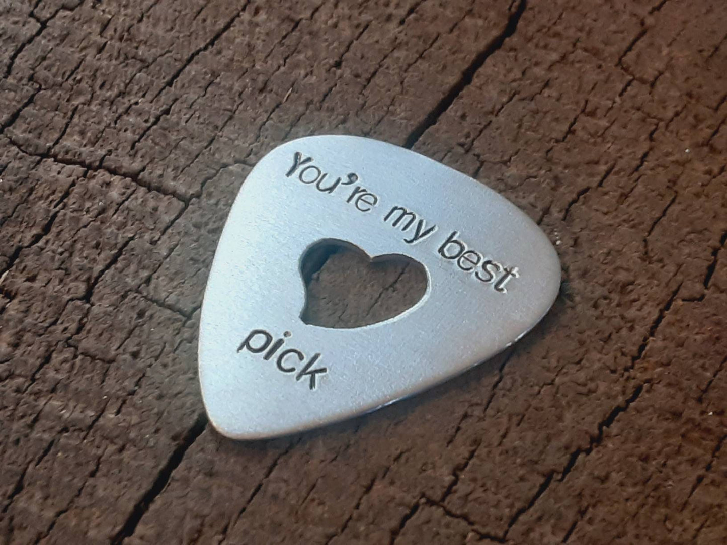 Sterling silver guitar pick