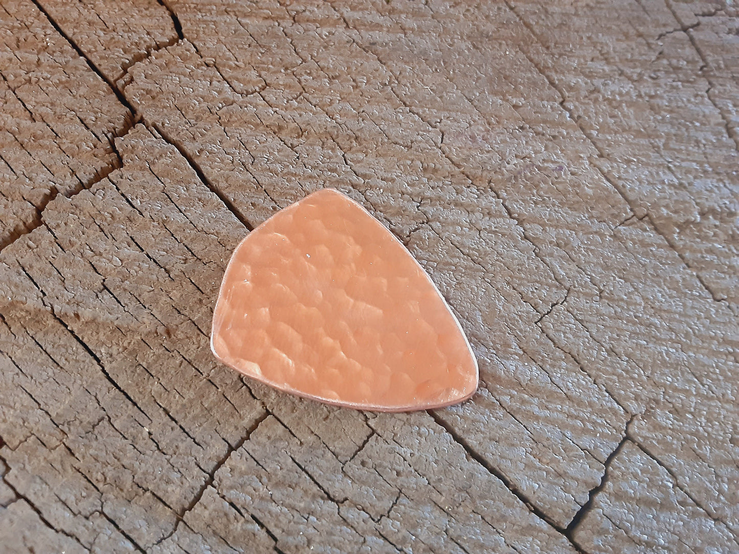 Sleipnir 8 legged horse on copper guitar pick